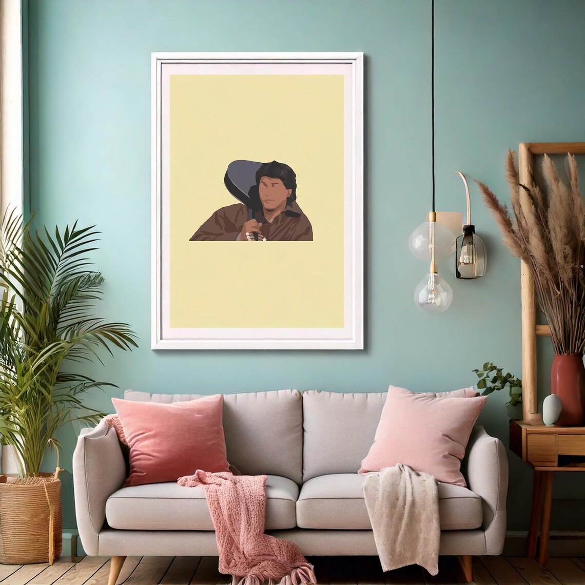 DDLJ SRK Violin Silhouette, Bollywood Poster - Image 4
