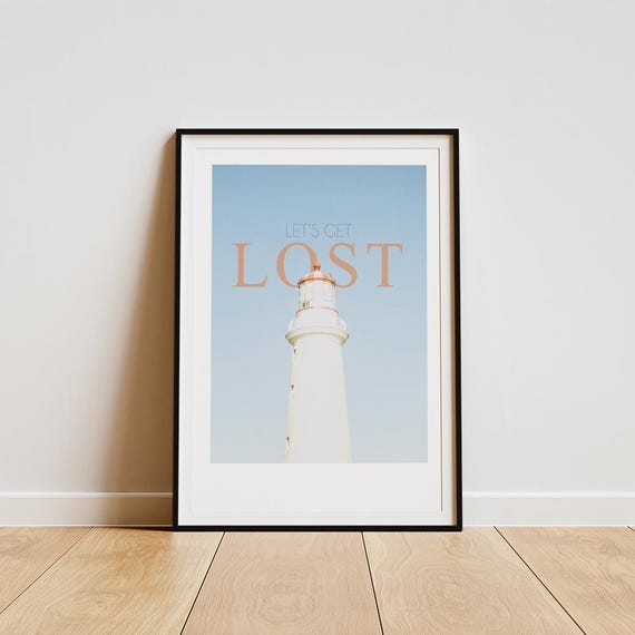 Lighthouse Print Minimalist Design Wall Decor Art