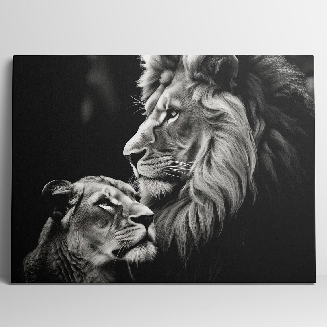 Lion Couple Romantic Animal Lover Gift