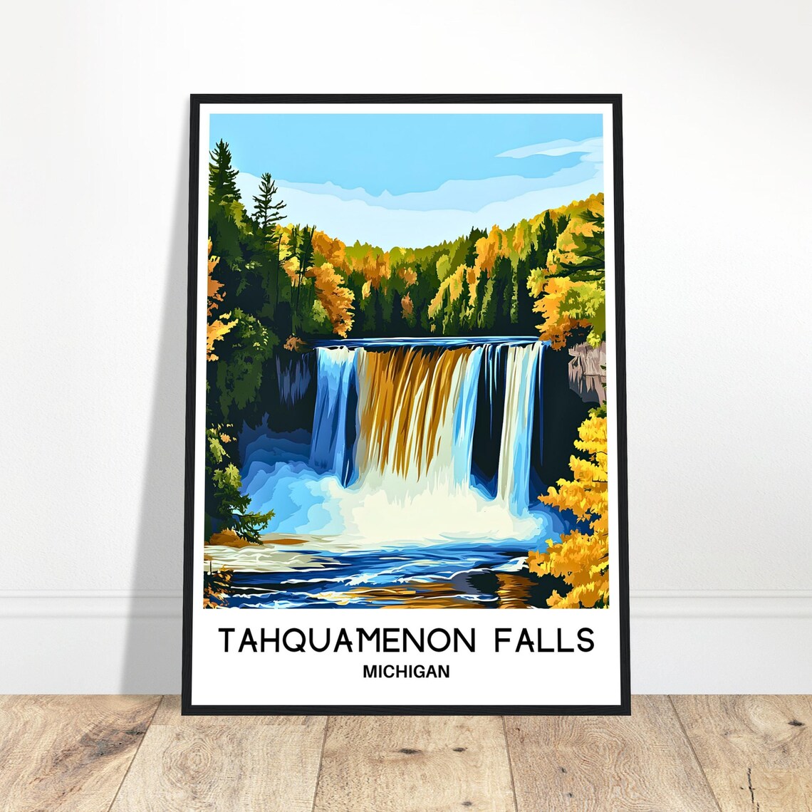 Tahquamenon Falls Home Office Travel Poster