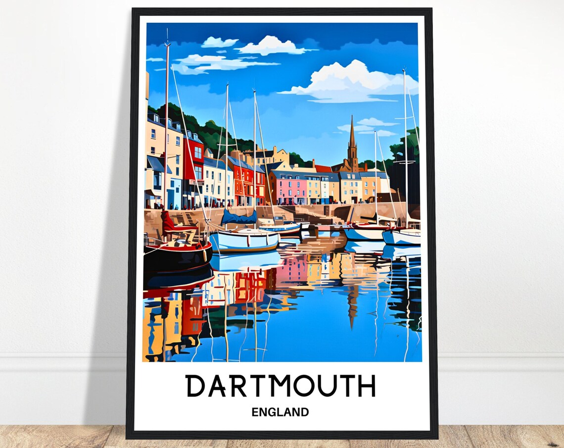 Dartmouth Travel Poster, Dartmouth Art Print