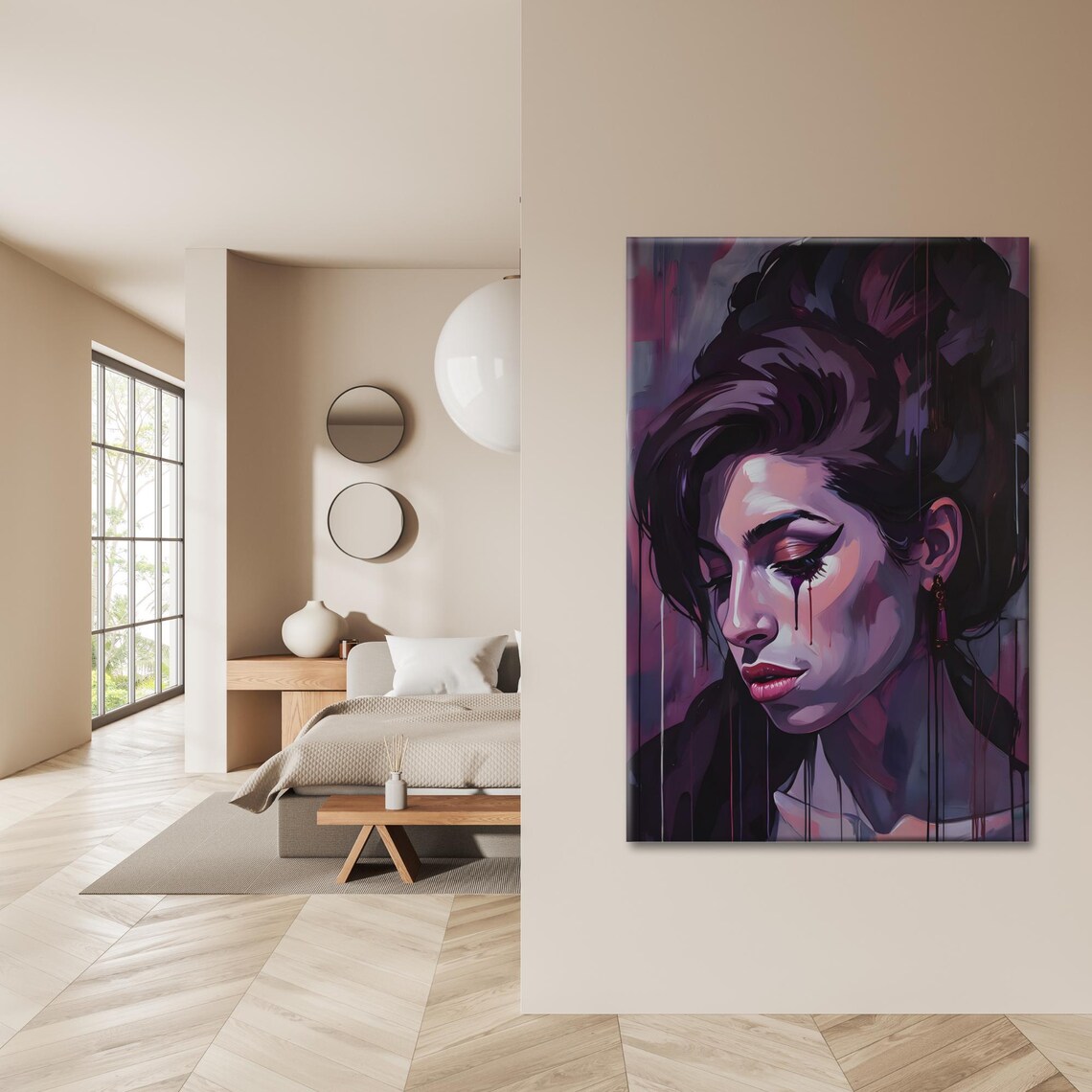 Amy Winehouse Pop Art, Emotional Music Art Print - Image 3