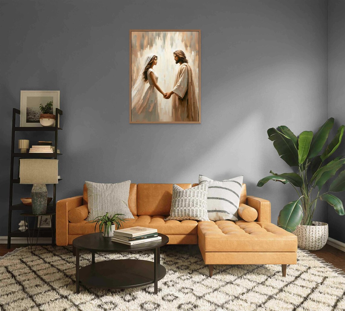 The One To Trust Christian Jesus and Woman Art Print - Image 2