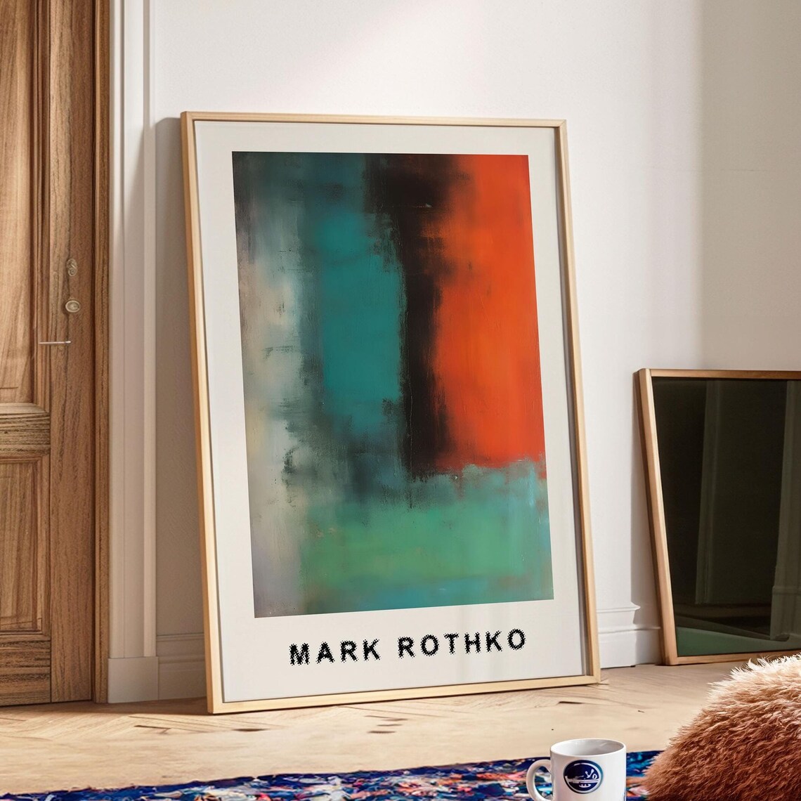 Mark Rothko Minimalist Abstract Poster, Modern Decor