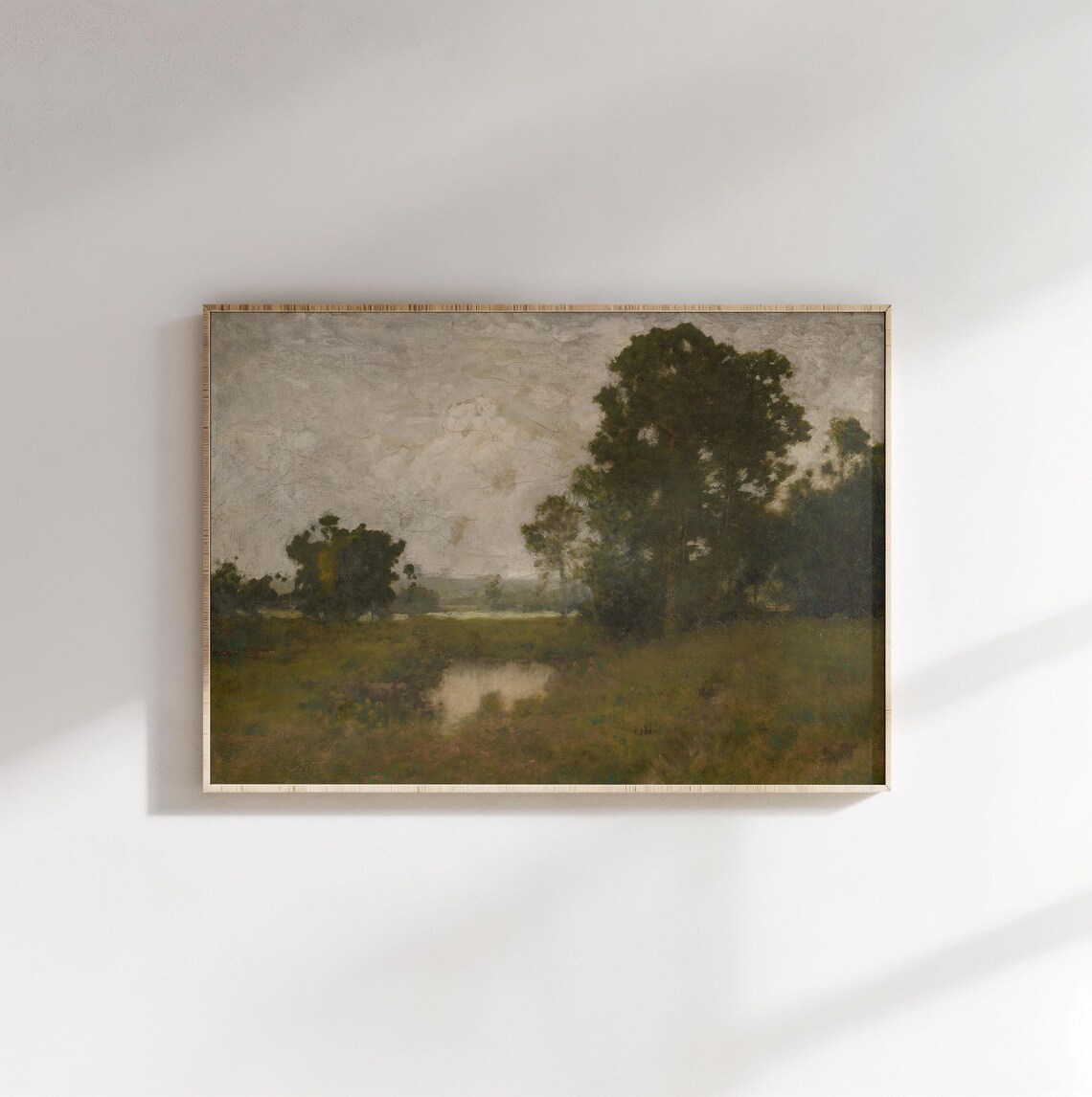 Moody Countryside Landscape, Vintage Tonalist Art Print - Image 2