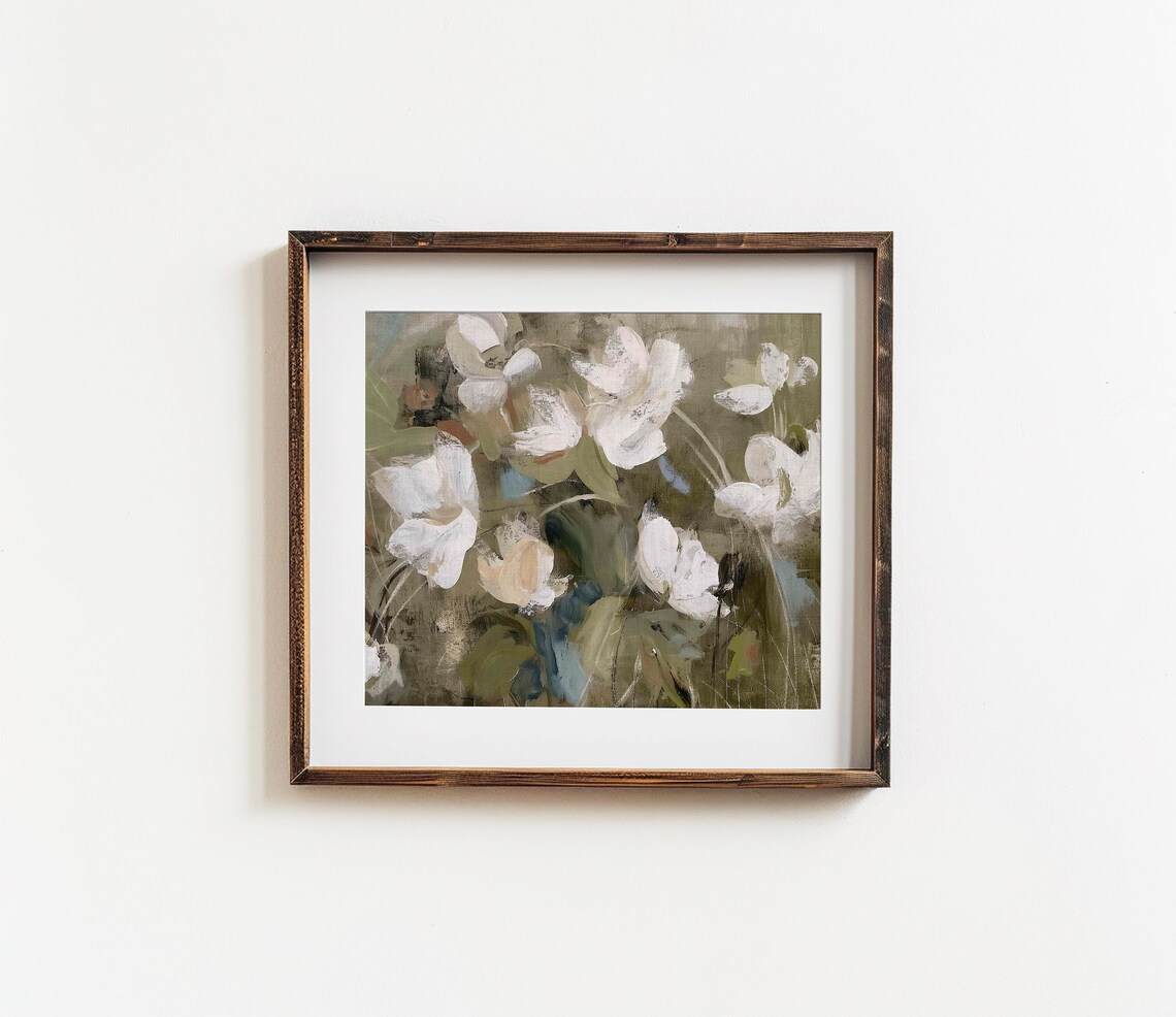 Abstract Daffodils Art Print, Fine Art Decor - Image 2