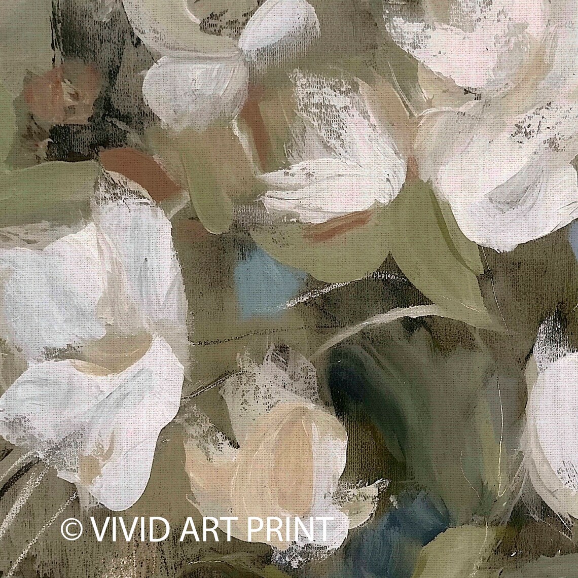 Abstract Daffodils Art Print, Fine Art Decor - Image 4
