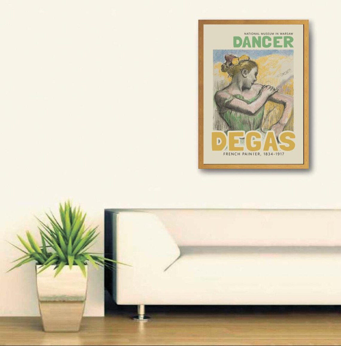 Edgar Degas Dancer National Museum Warsaw Pastel Museum Art Poster - Image 3