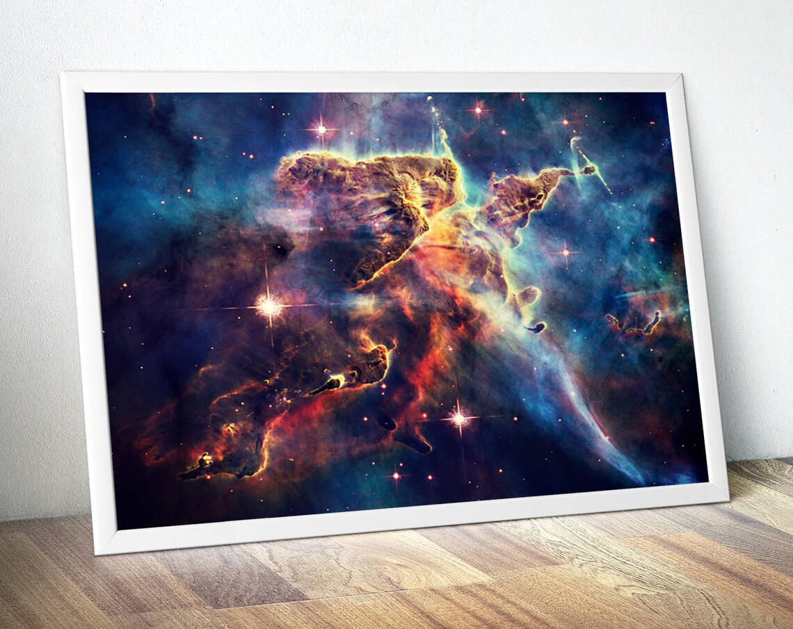 Hubble Carina Nebula Space Poster, Astronomy Print - Image 4