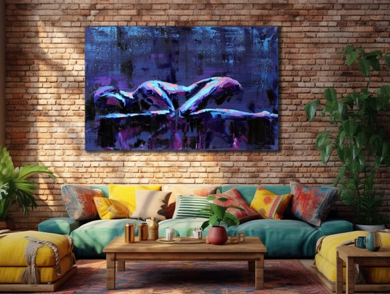 Modern Naked Prints Nude Painting Art Wall Hanging House Gift Ideas Erotic Bedroom Wall Decor Girl Wall Art Sexy Woman Poster