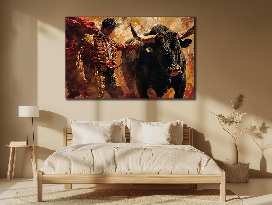 Spanish Matador Bullfighter Wall Art Poster Print - Image 3