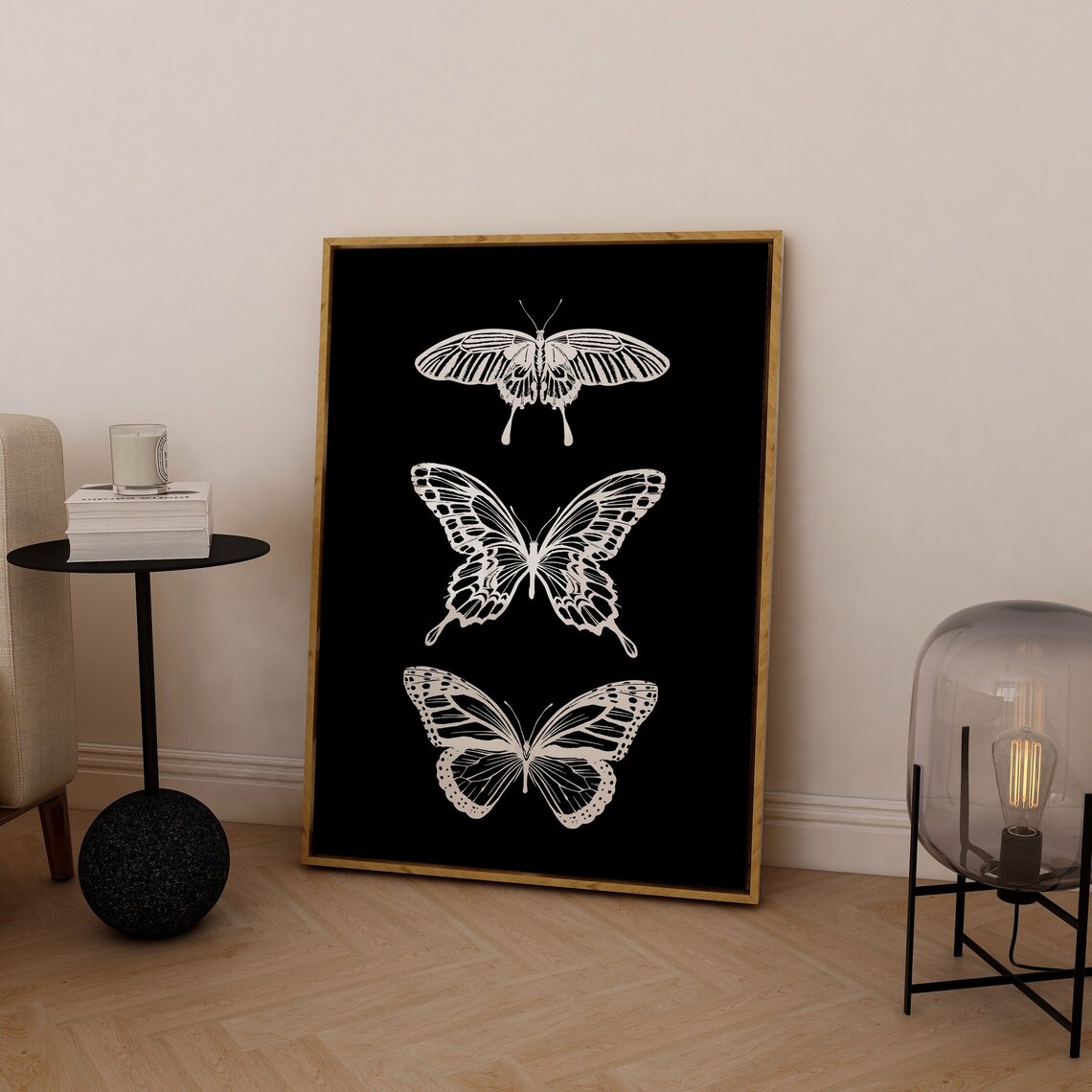 Butterfly Wall Art, Preppy Dorm Decor Print - Image 3