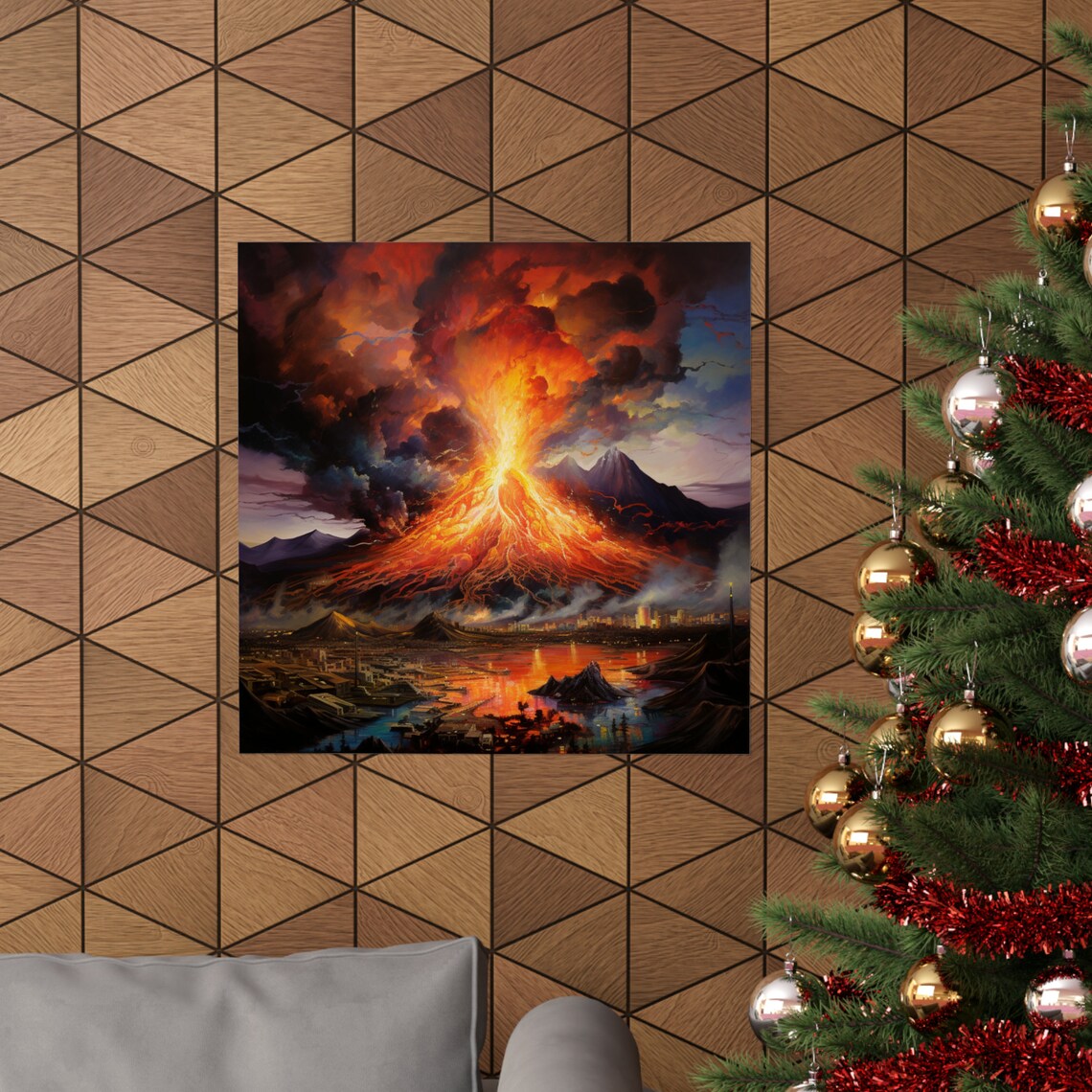Volcanic Eruption, Post Impressionism Poster - Image 4