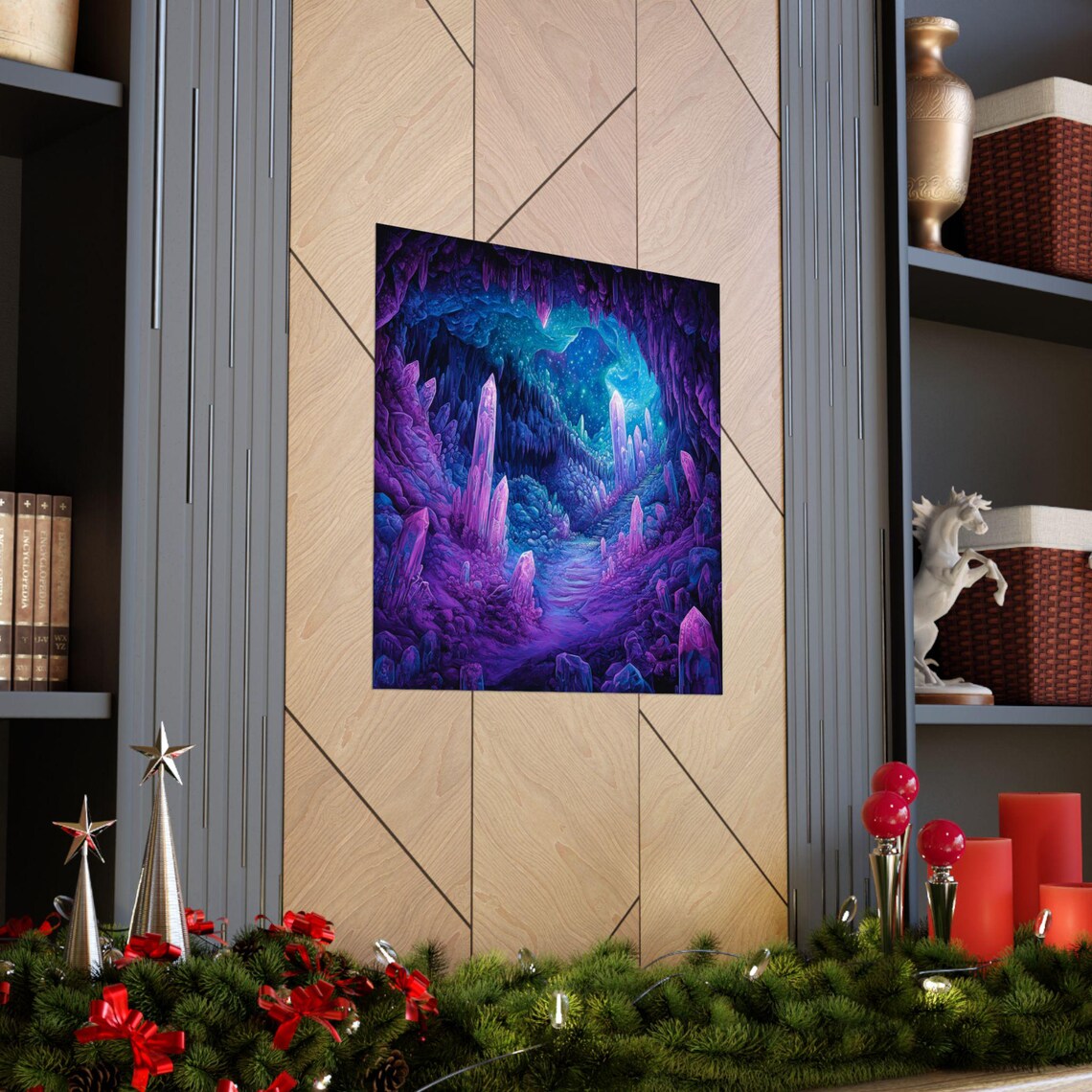 Magical Crystal Cave - Enchanted Forest Decor - Image 4