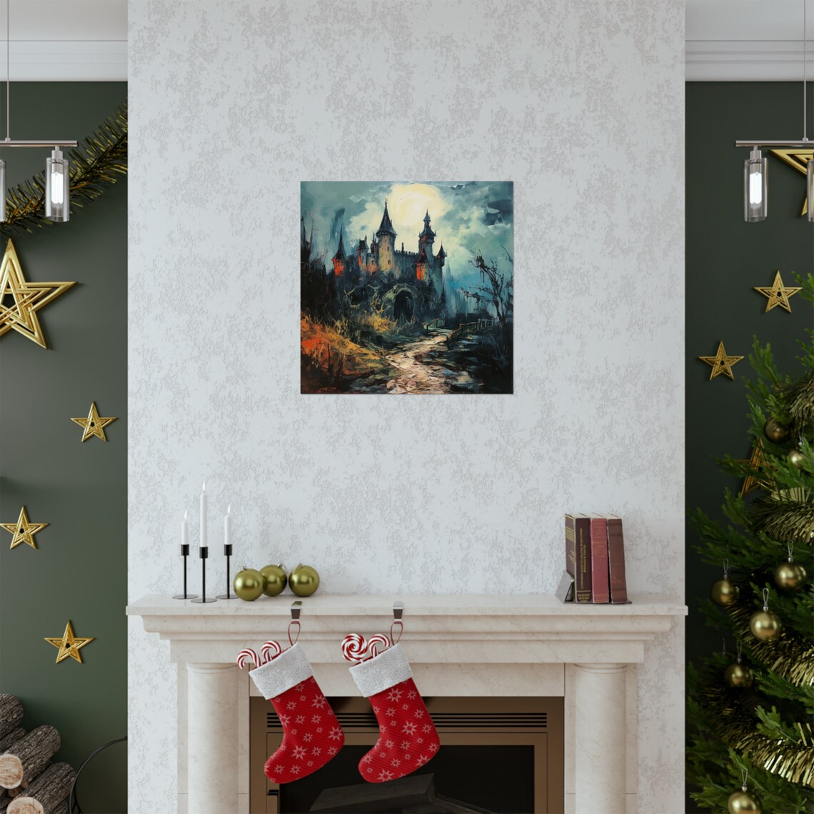 Abandoned Castle, Post-Impressionism Art Print - Image 2
