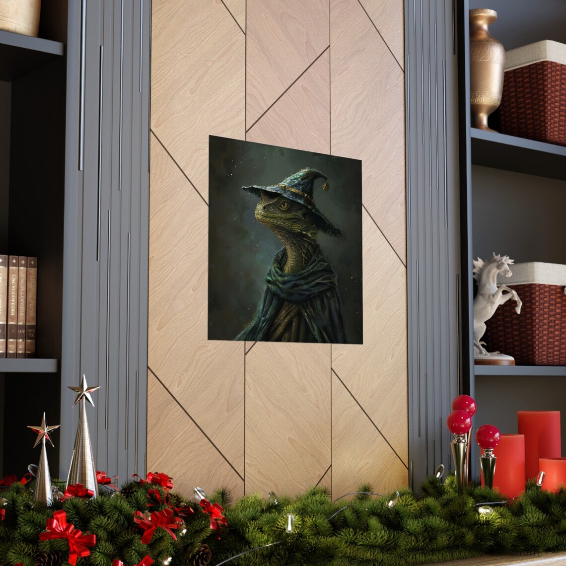 Wizard Lizard - Magical Witch Lizard Poster - Image 4
