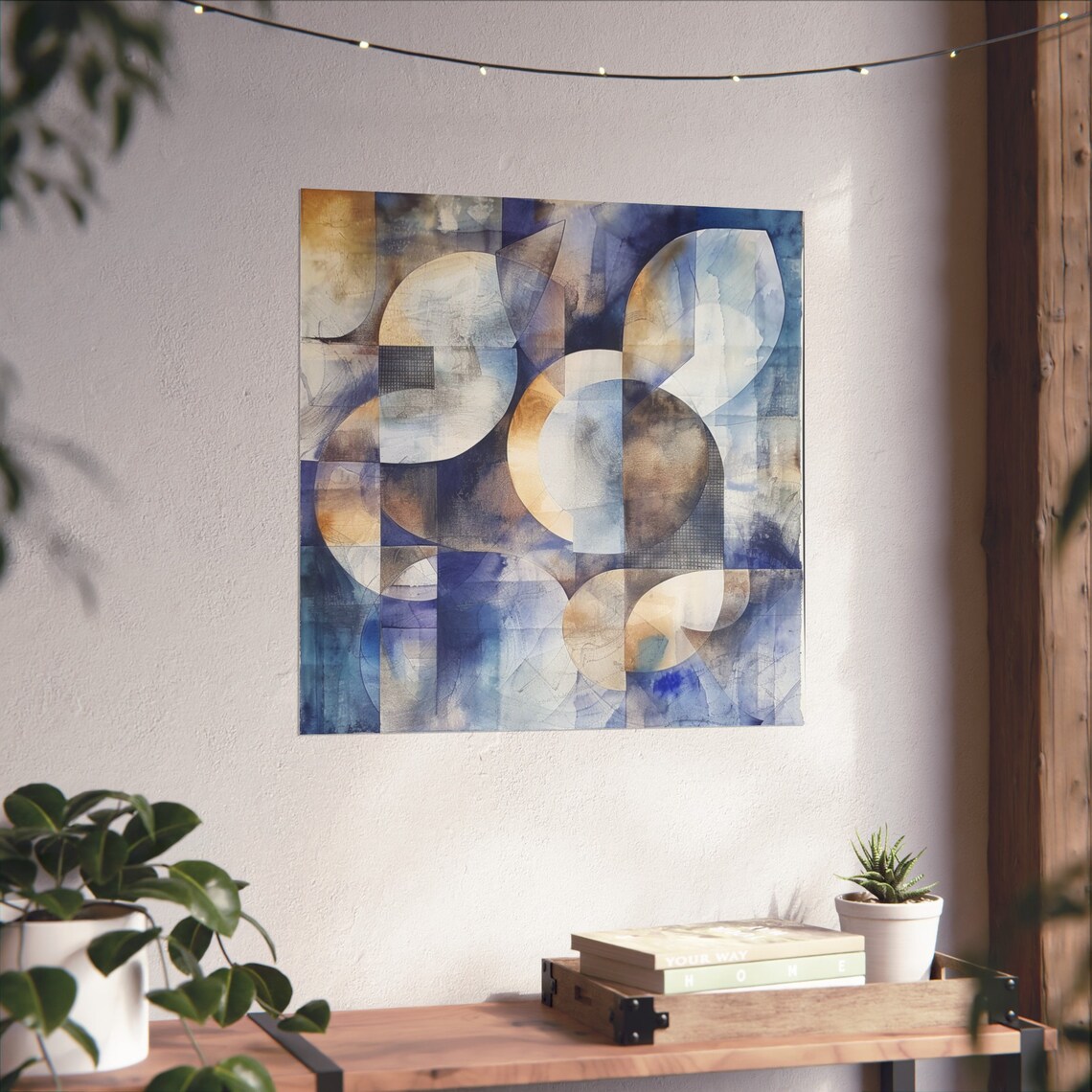 Abstract Geometric Shapes, Modern Abstract Pattern