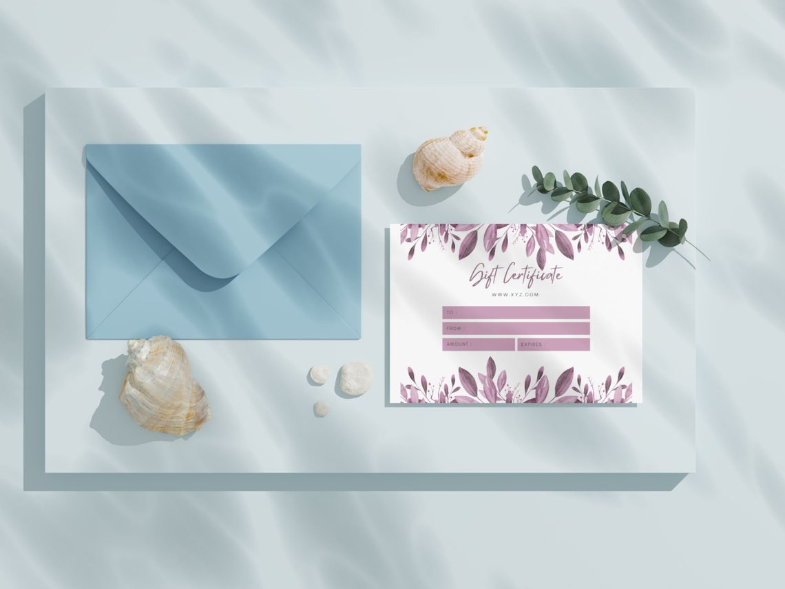 Editable Gift Certificate Template Gift Certificate Template Modern Gift Certificate Editable Gift Card Instant Gift Voucher - Image 3