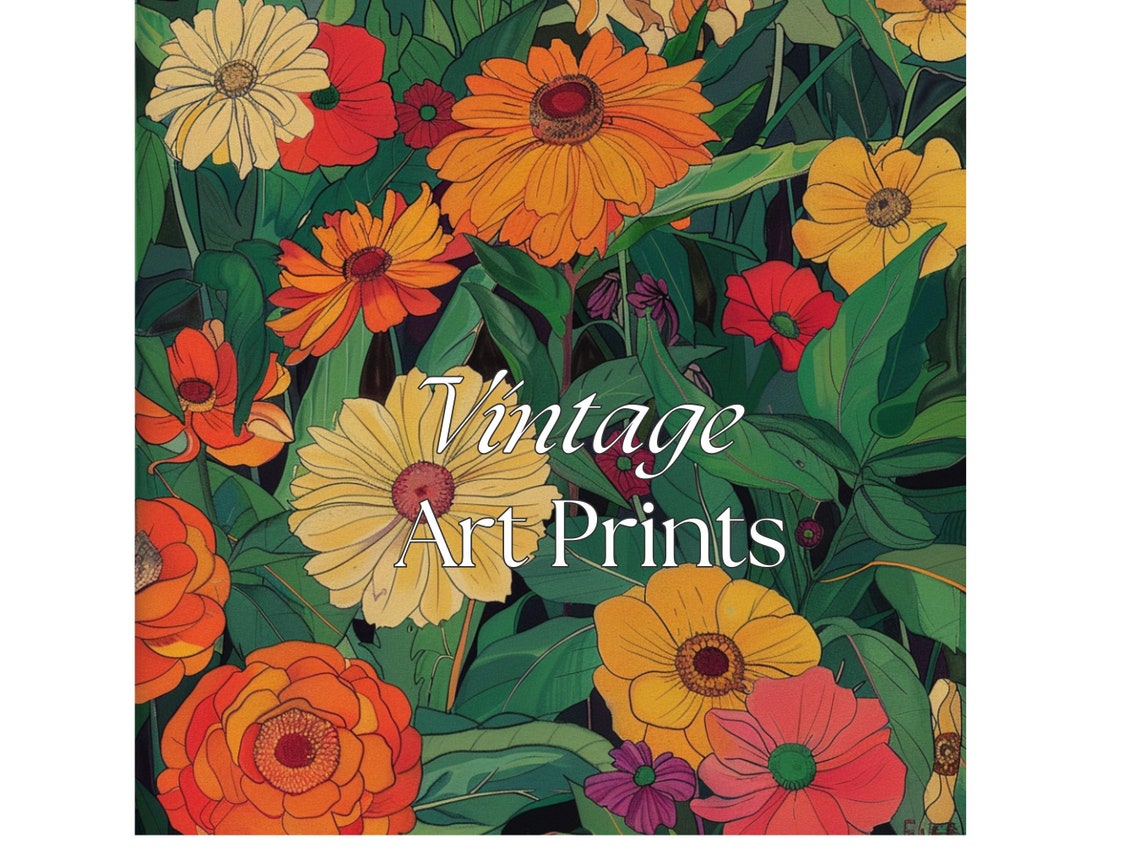 Bold Oversized Zinnia Flowers Modern Botanical Garden Poster - Image 6