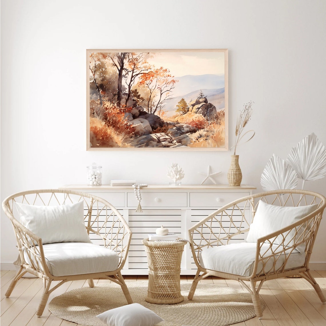Shenandoah National Park Watercolor Art Print Shenandoah National Park Painting Shenandoah National Park Usa Travel Poster Home Gifts - Image 2