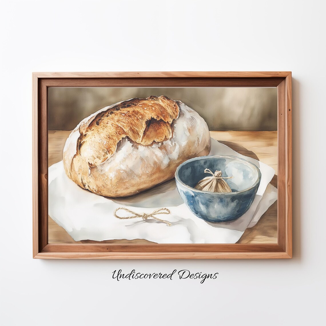 Vintage Bread Still Life Kitchen Art Print