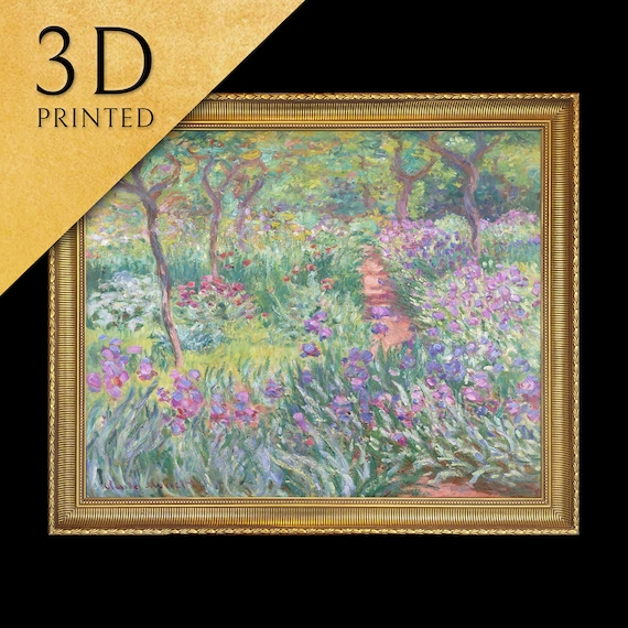 Monet The Artists Garden at Giverny Impressionist Art Poster