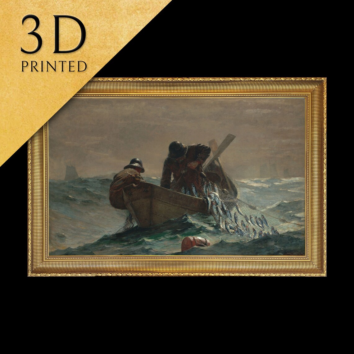 The Herring Net By Winslow Homer Art Print