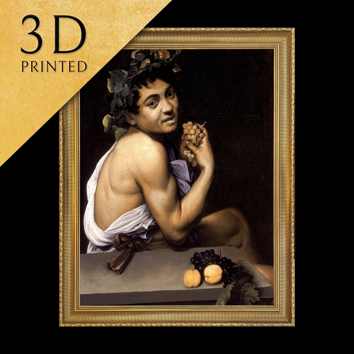 Young Sick Bacchus by Caravaggio, Oil Painting Print