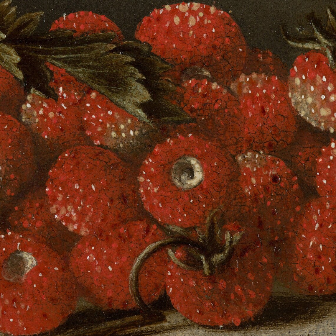 Adriaen Coorte Wild Strawberries 1705 Still Life with Blossom Poster - Image 2