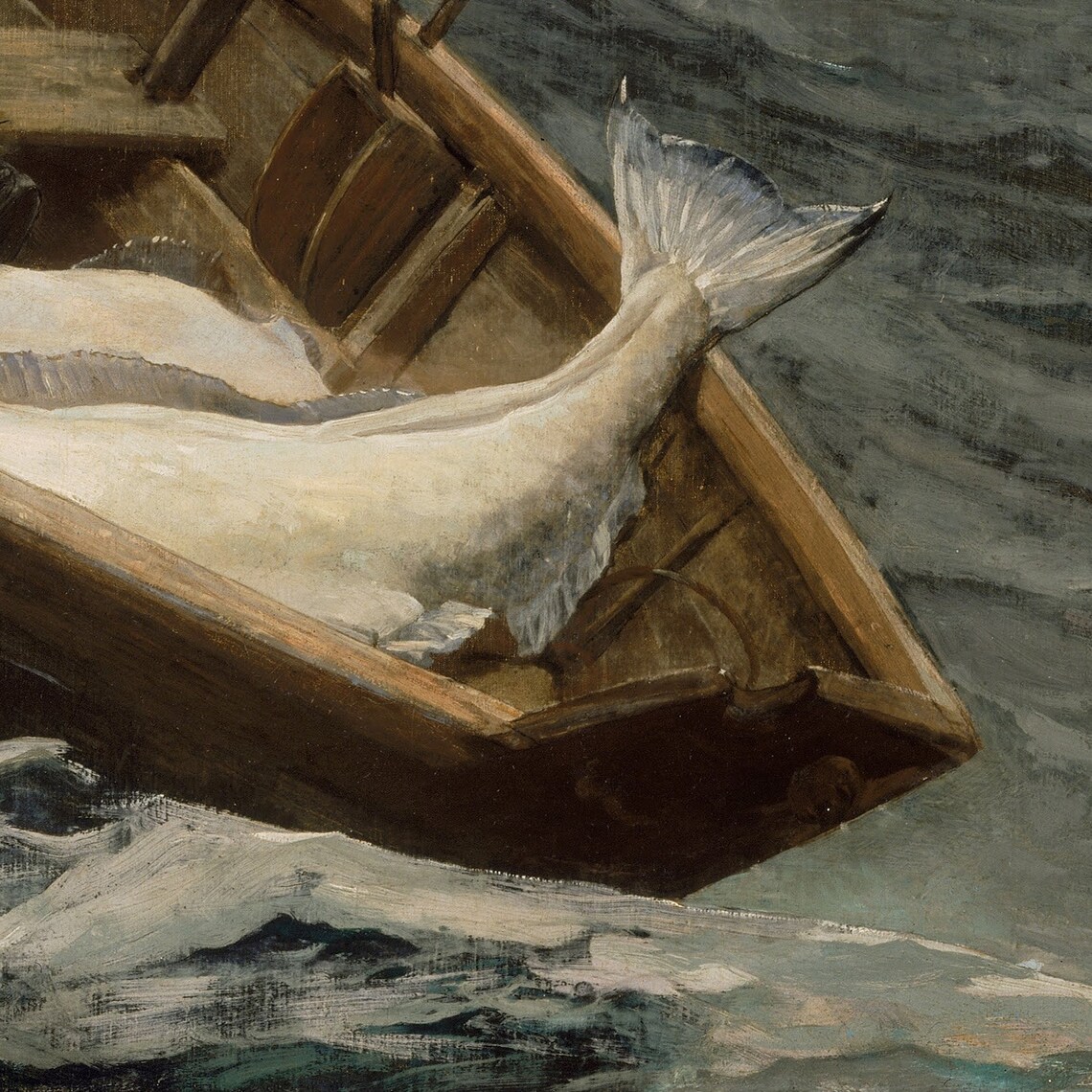 The Fog Warning by Winslow Homer, Oil-Painting Print - Image 2