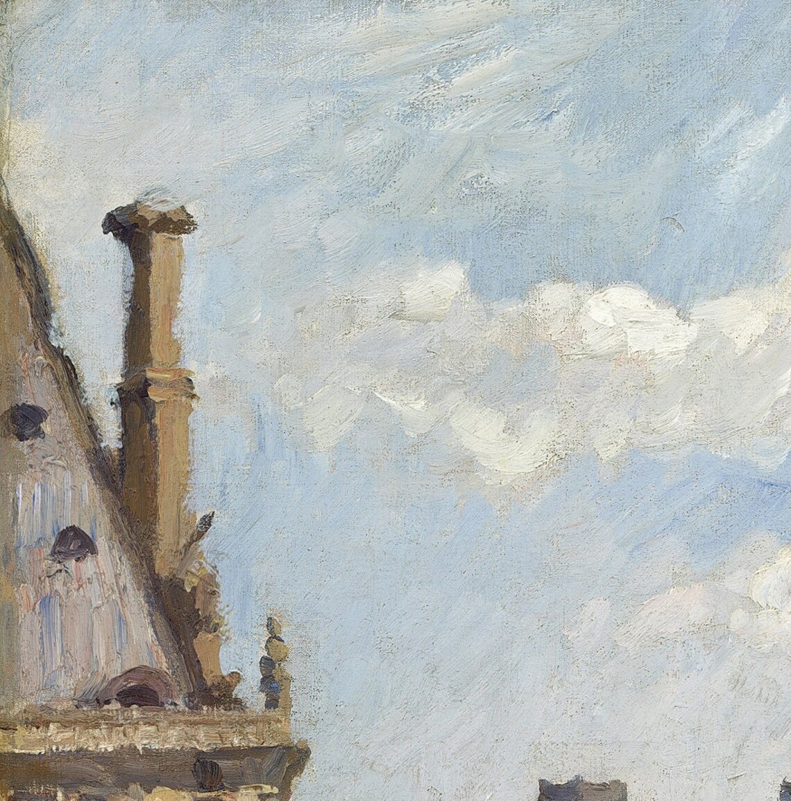 Camille Pissarro Place Du Carrousel Paris Tuileries Garden Wall Art - Image 3