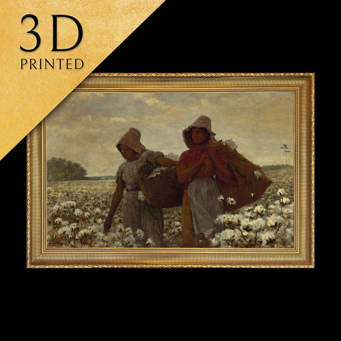 Winslow Homer The Cotton Pickers Field Workers Classic Print
