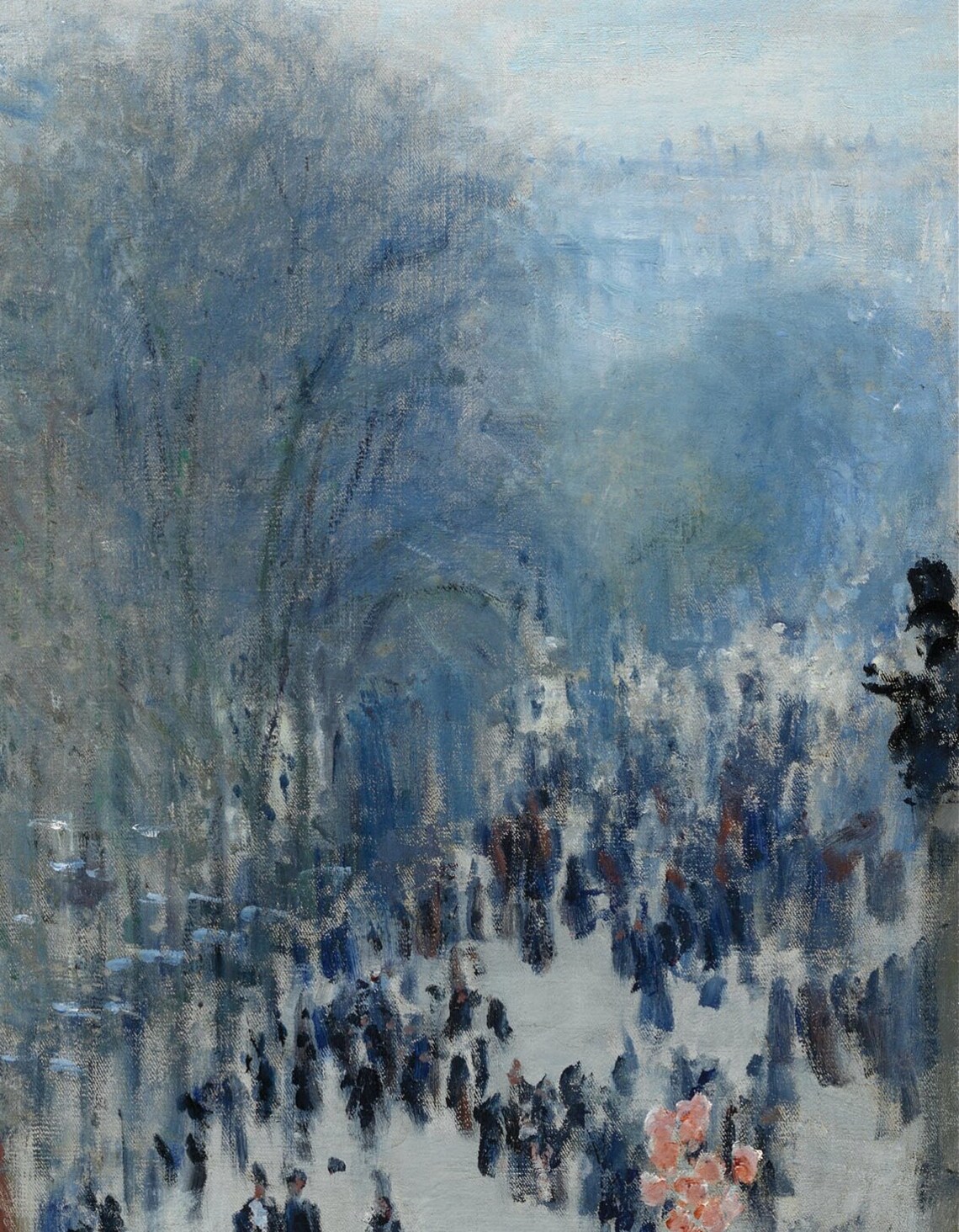 Boulevard Des Capucines By Cloude Monet 3d Printed With Texture And Brush Strokes Looks Like Original Oil Painting - Image 2