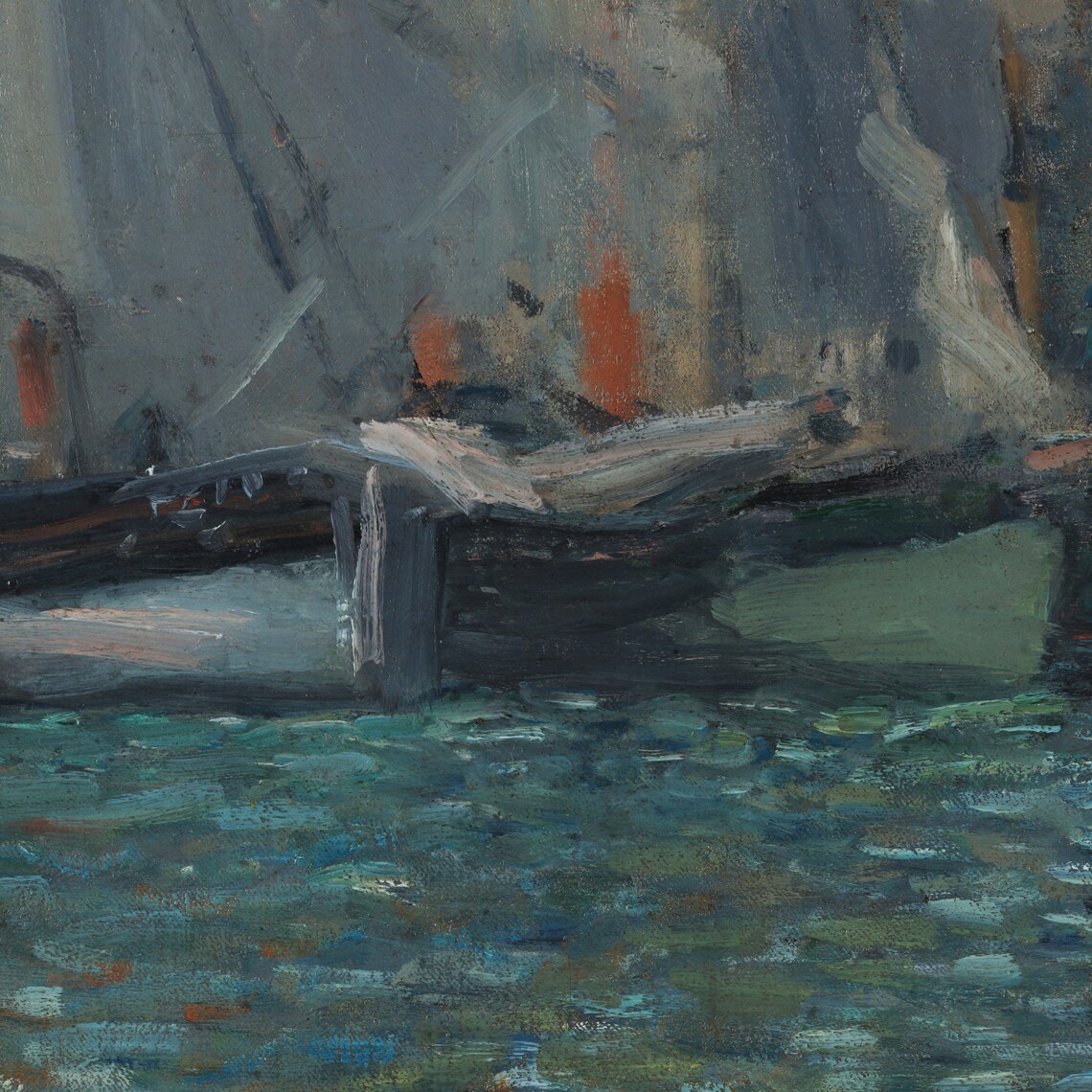 Claude Monet Museum at Le Havre 1873 Sailboats Harbor Impressionist Print - Image 2