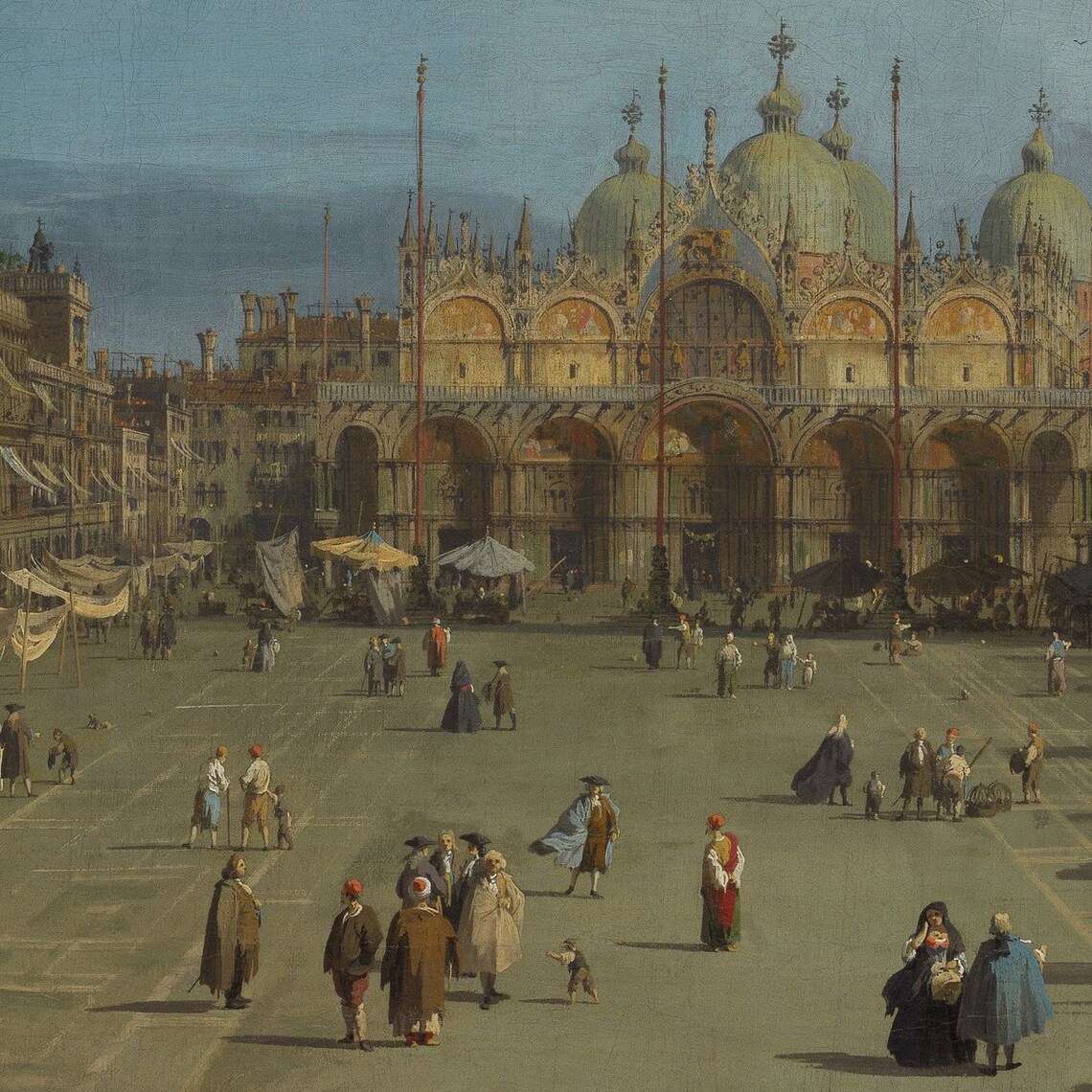 Canaletto Piazza San Marco Venice Campanile Italian Cityscape Print - Image 2