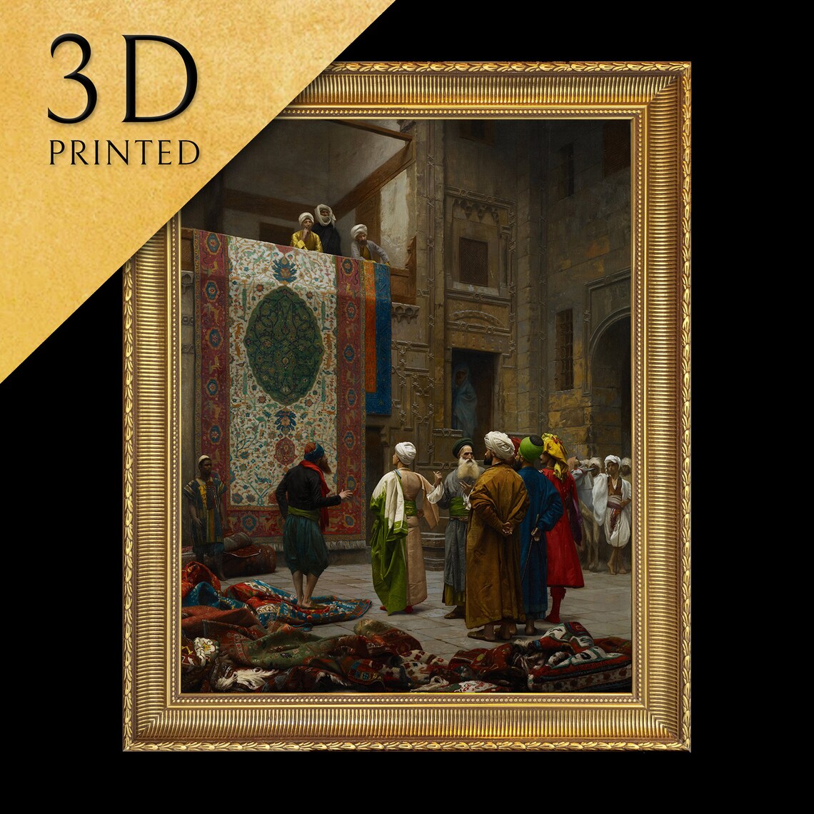 The Carpet Merchant by Jean-Léon Gérôme, Art Print