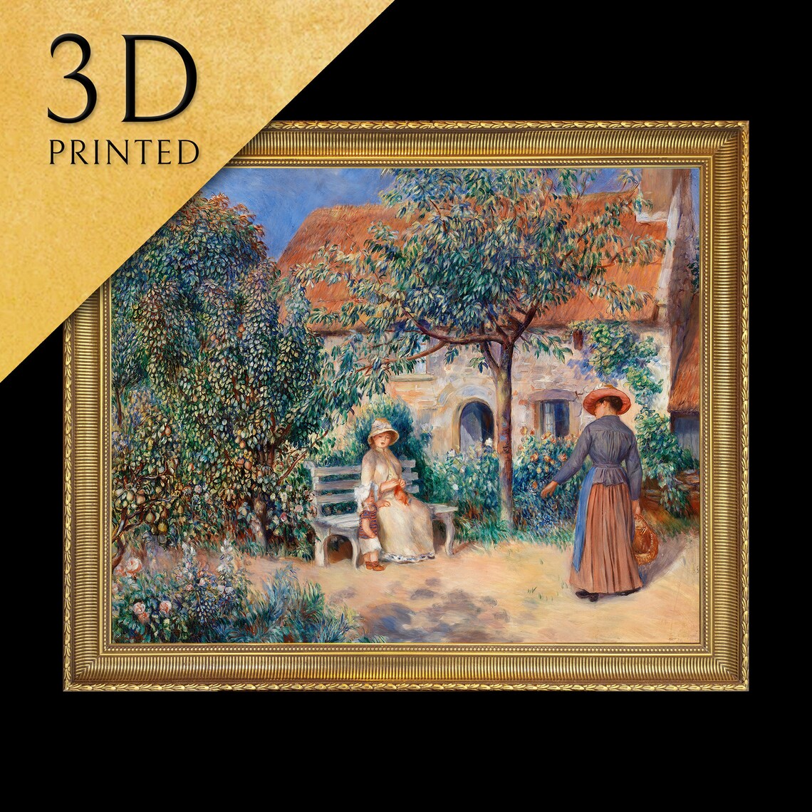 In Brittany by Pierre-Auguste Renoir, Art Print