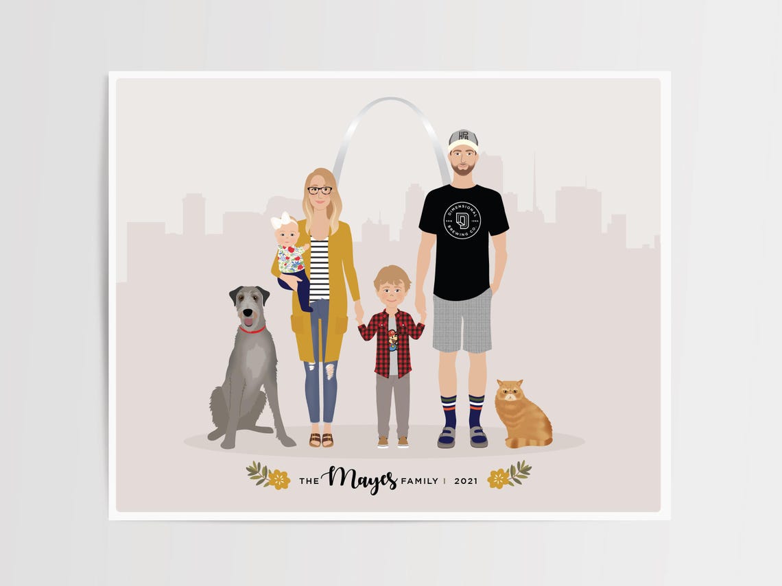 Custom Portrait - Add A Person - Image 5