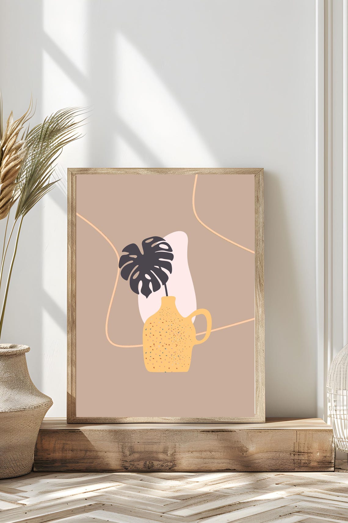 Botanical Art Print, Modern Wall Decor