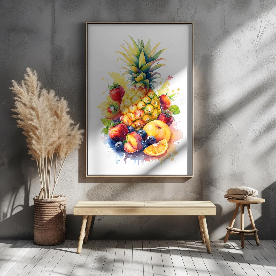 Fruit Mix Art Print, Kitchen Dining Room Decor - Image 5