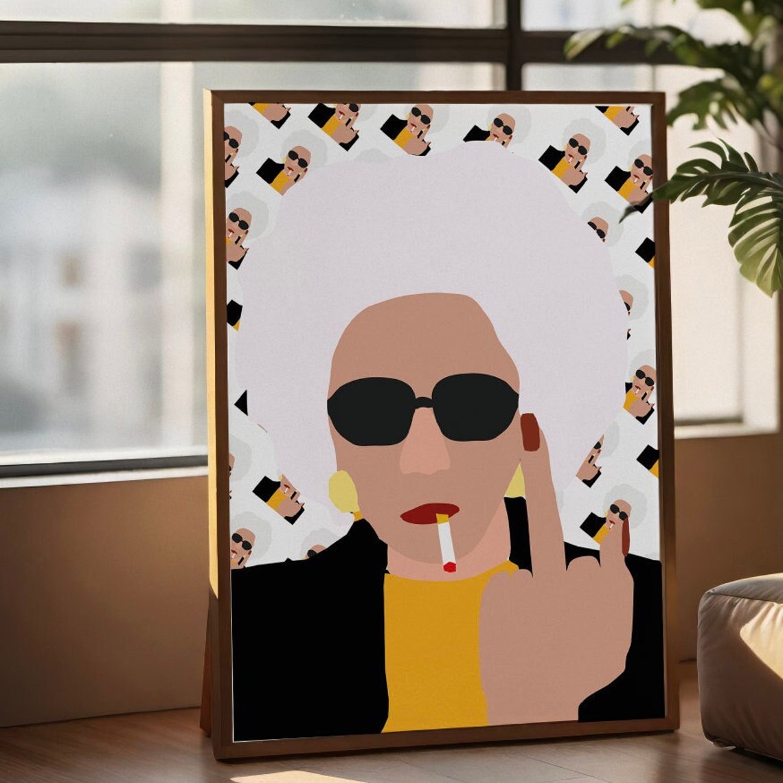 Cool Grandmother Poster Art Gift