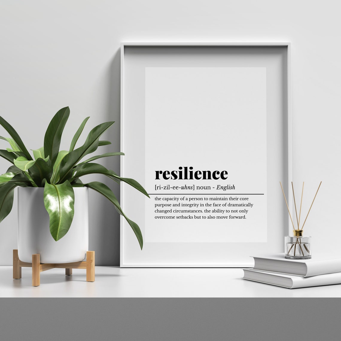 Resilience Definition Poster Inspirational Dictionary Wall Decor - Image 5