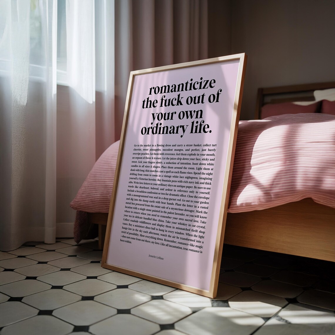Self Love Quote, Feminist Typography