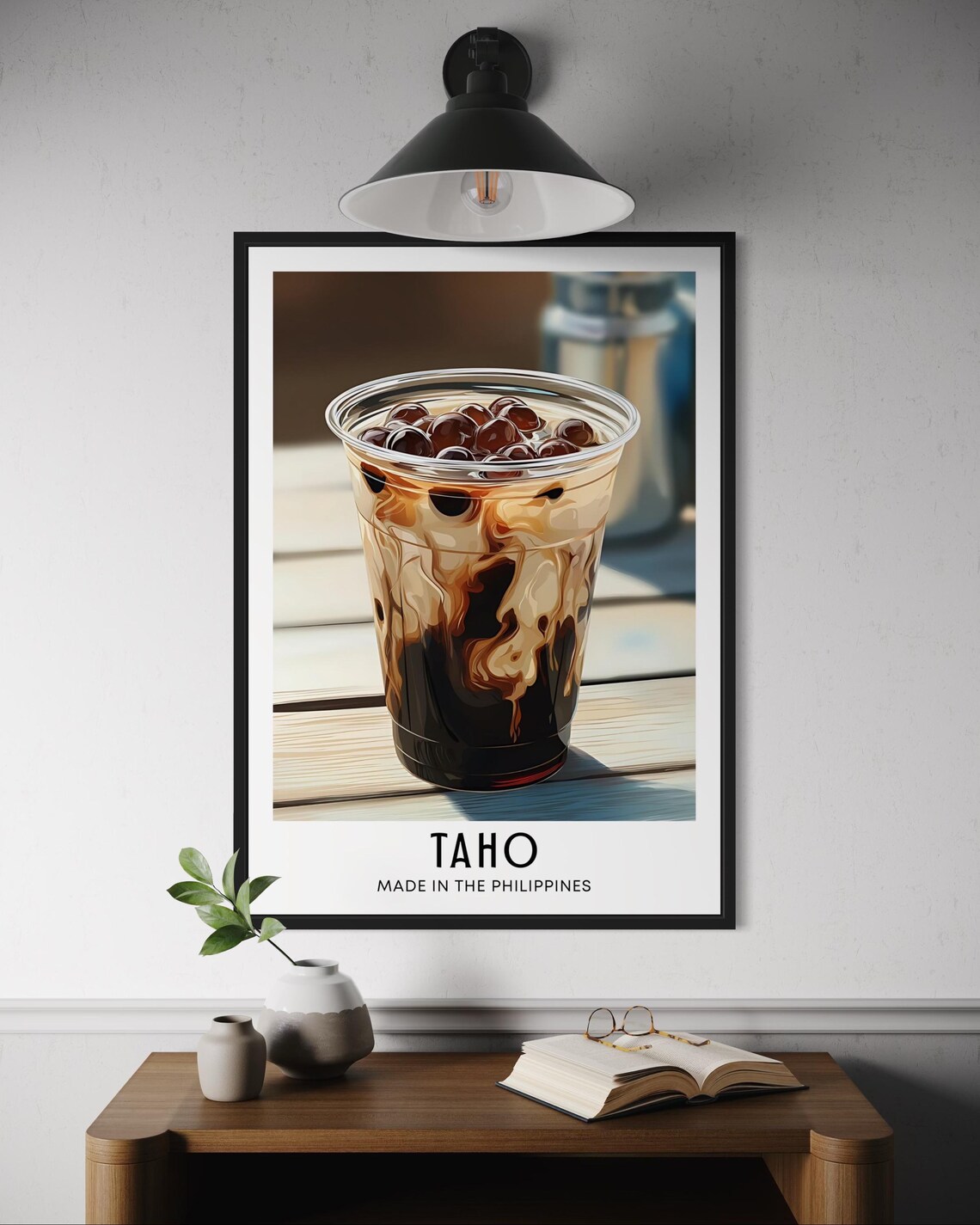 Taho Filipino Sweet Tofu Drink Sago Pearls Philippines Dessert Food Art Print