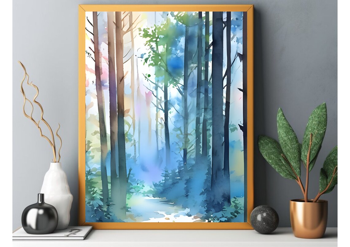 Custer State Park Watercolor Art Print, South Dakota - Image 2