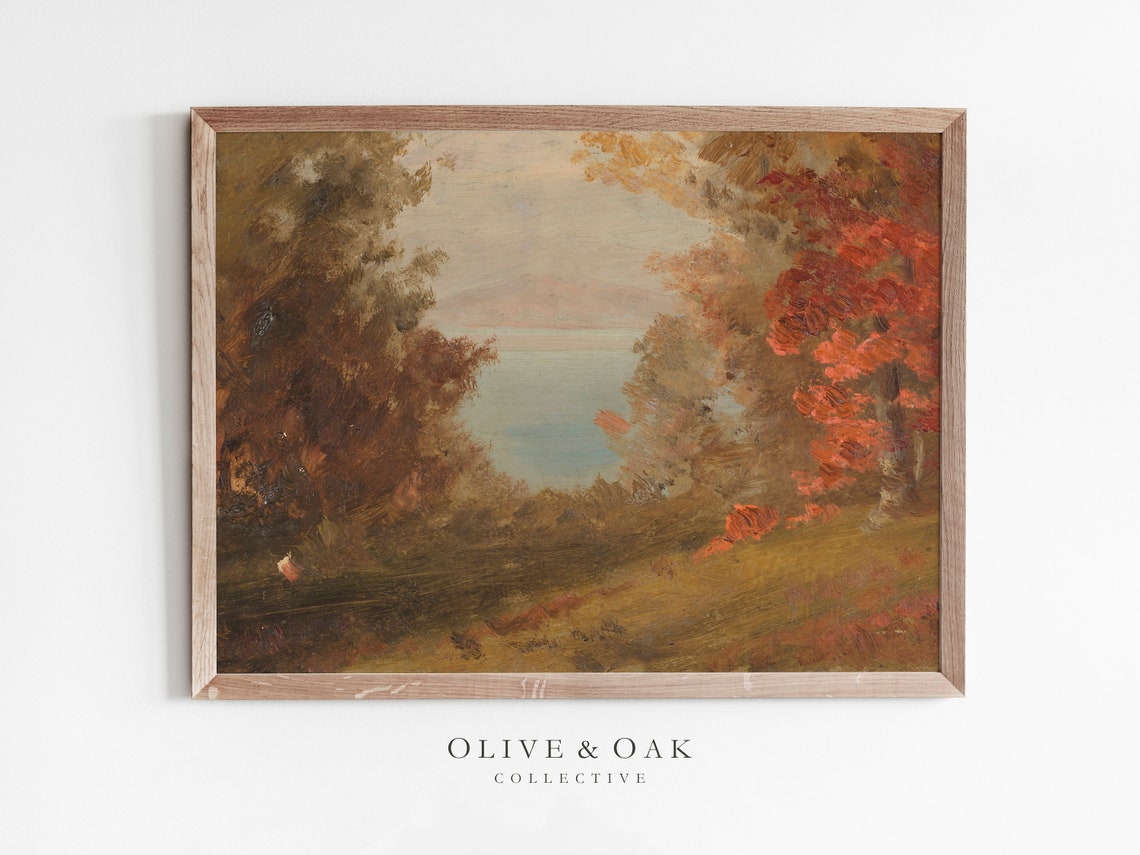 Autumn Landscape - Vintage Country Art