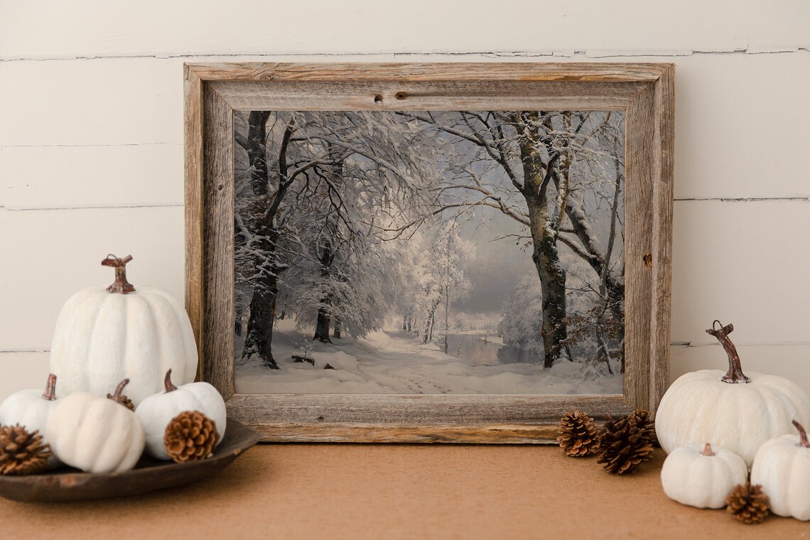 Winter Landscape - Snow Painting - Image 4