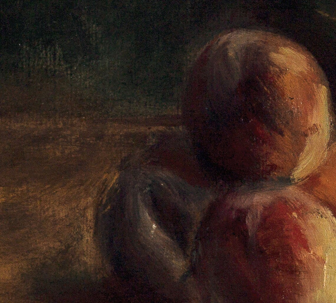 Moody Kitchen Art Print, Vintage Oil Painting Still Life - Image 3
