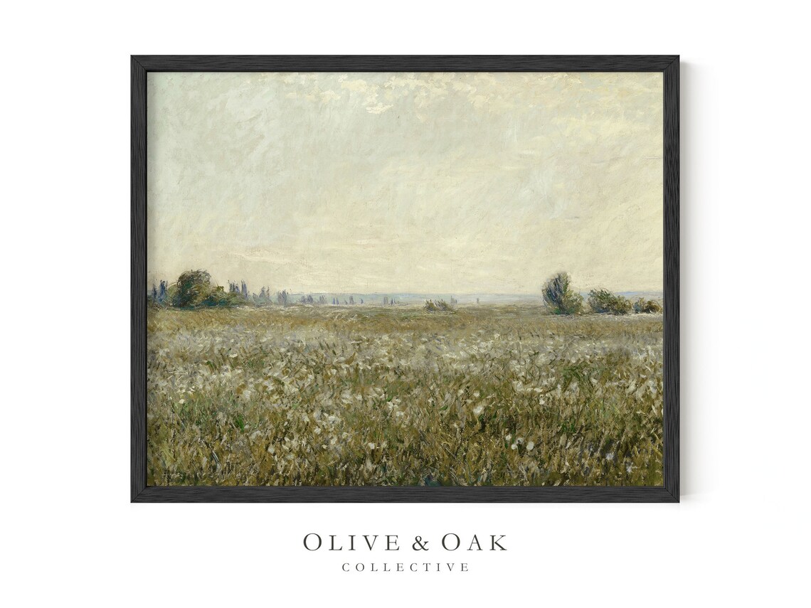Spring Landscape Painting, Farmhouse Decor Art Print - Image 2