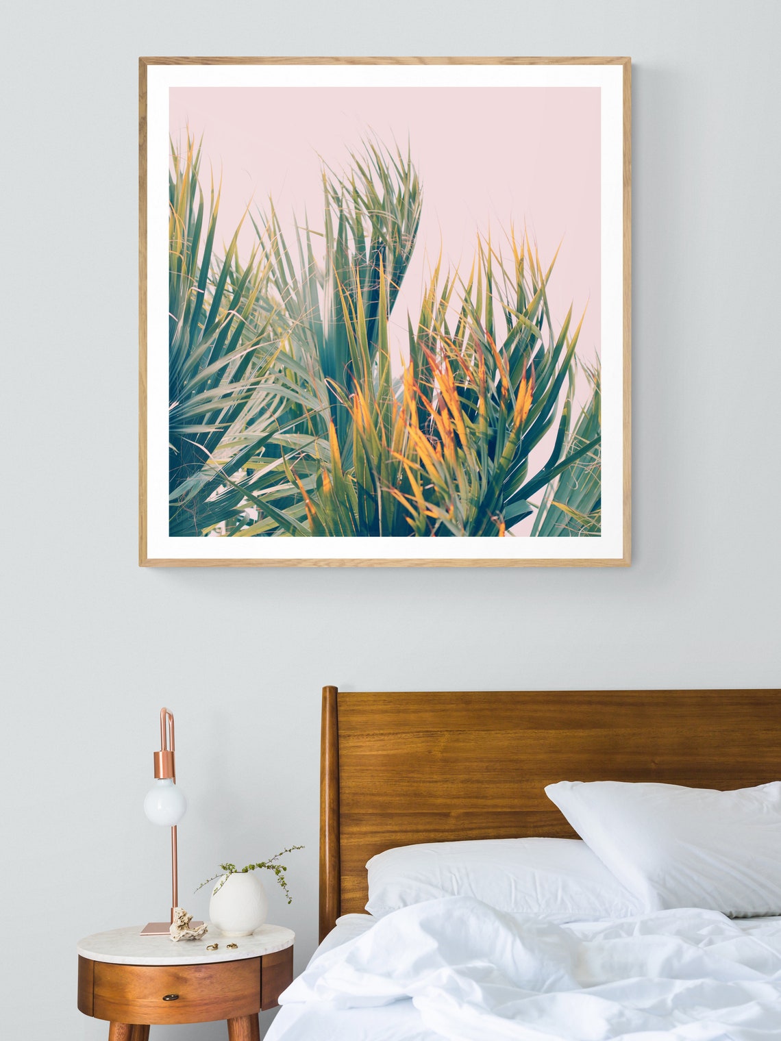 Palm Tree Print, Tropical Travel Photograph